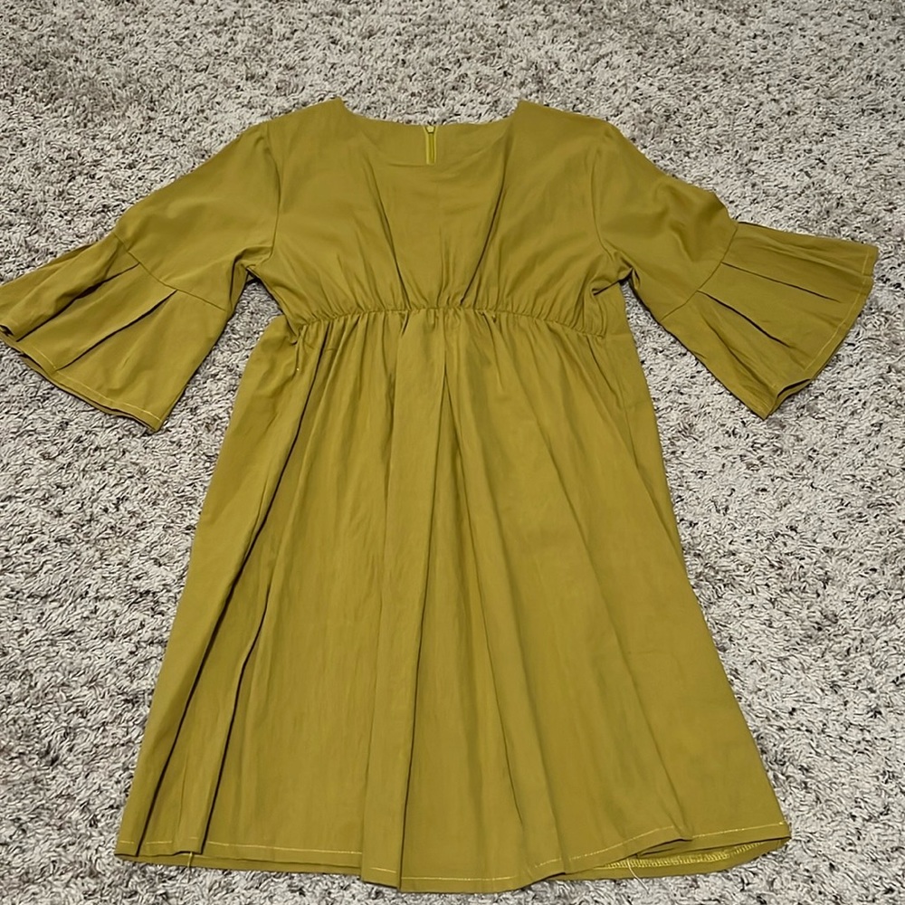 Mini Yellow Gold Dress
